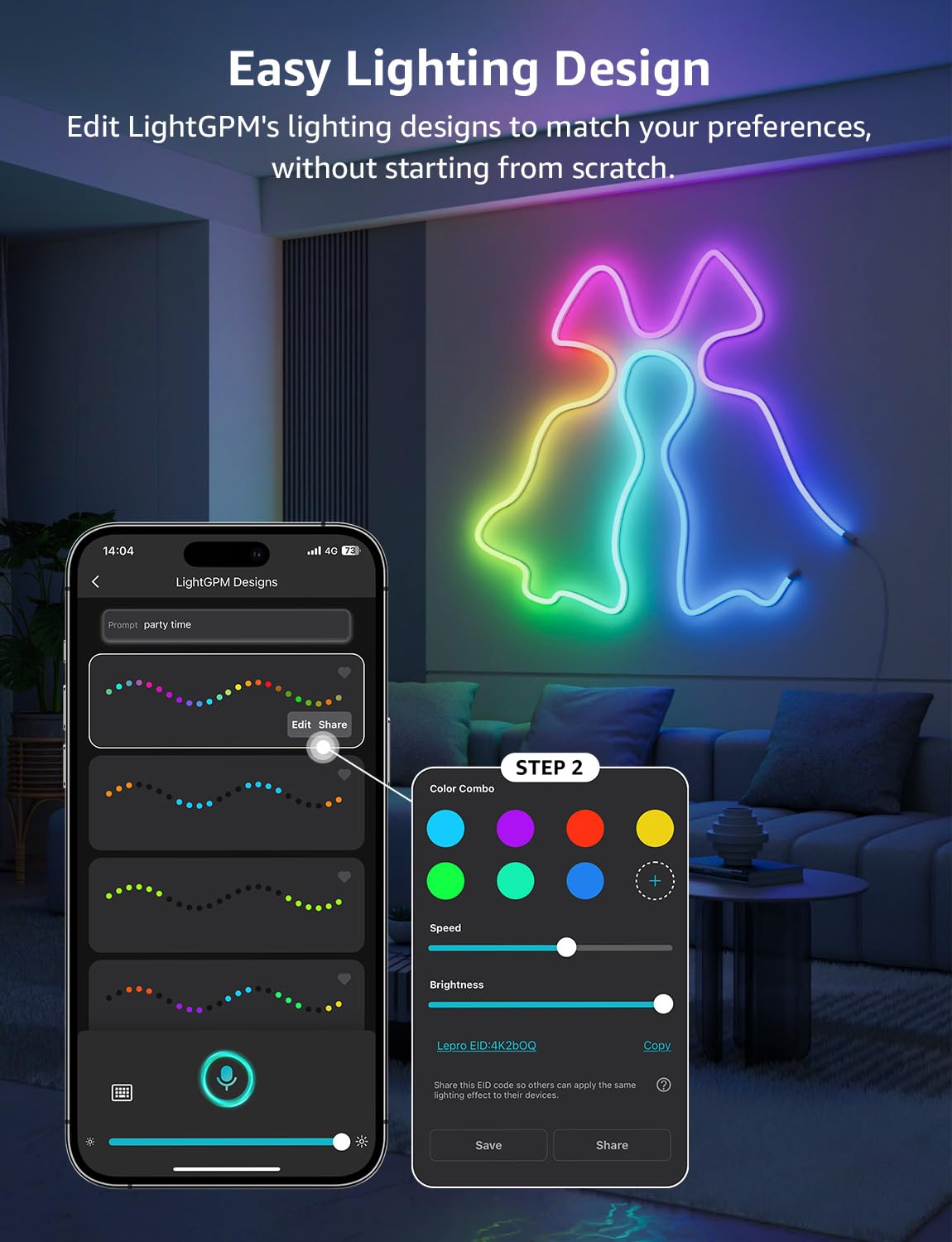 LED MAGIC NEON 5M _ 10M متوفر 2 قياسات