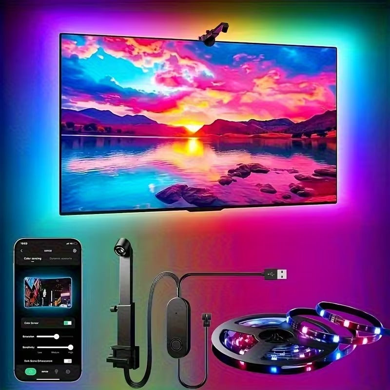 tv backlight led ليد شاشة تفاعلي يصل حتى 50 بوس