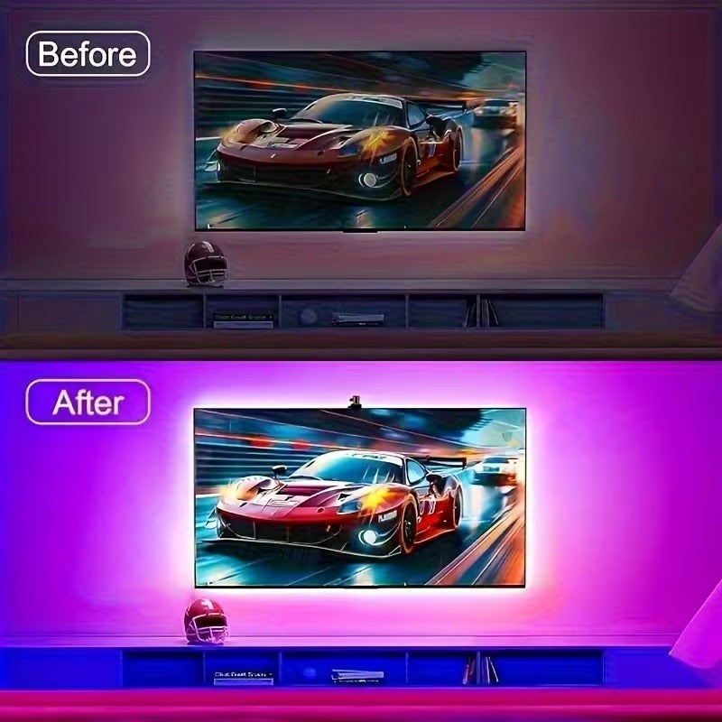 tv backlight led ليد شاشة تفاعلي يصل حتى 50 بوس