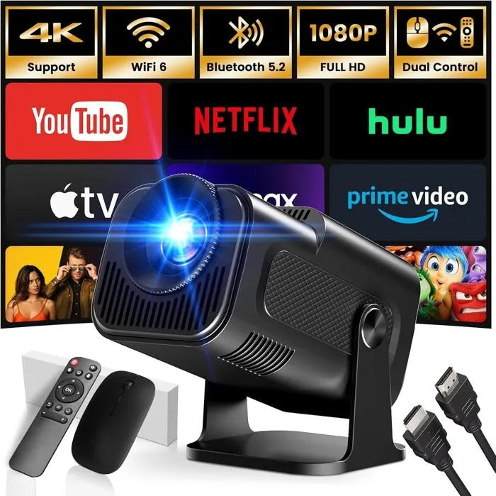 Projecteur Android 11 Wifi 6 أحدث نسخة (HY320 MINI)