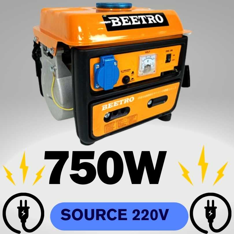 مولد كهربائي بالبنزين أصلي ذو قوة و فعالية عالية Groupe électronique 750W  BEETRO